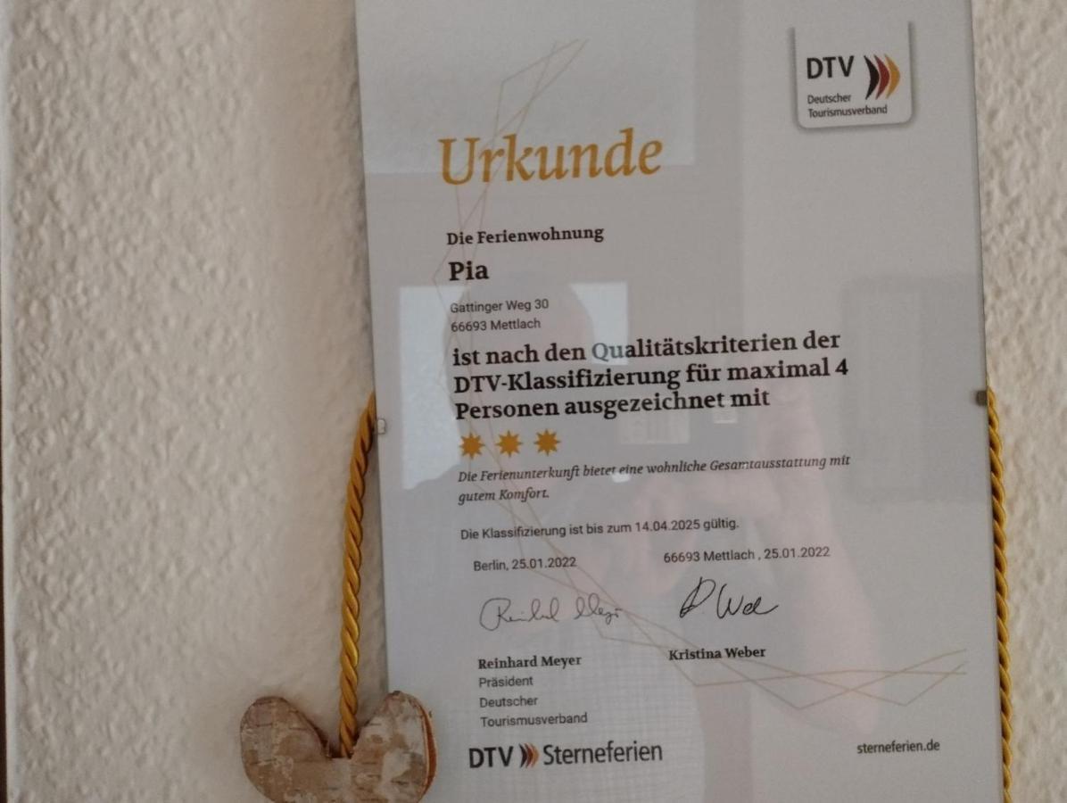 Ferienwohnung Pia Mettlach Kültér fotó